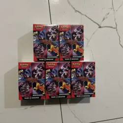 🔥Lot of 5 - Pokemon TCG Destined Rivals Booster Bundle (SEALED, Fast Ship) 🔥 - Image 1