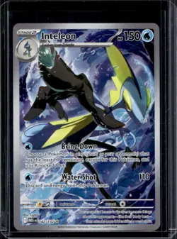 2025 Pokemon Mega Evolution Inteleon Illustration Rare #142/132 - Image 1