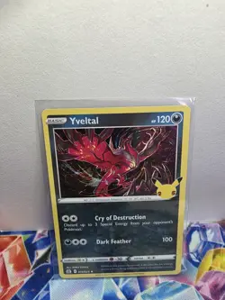 Yveltal - 019/025 - Holo Rare Celebrations Pokemon Lightly Played, English - Image 1