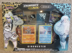 Pokemon TCG Champion's Path Circhester Pin Box 5 Packs NEW SEALED FREE SHIPPING - Image 1