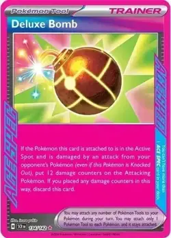 Deluxe Bomb 134/142 Pokemon Stellar Crown Ace Spec Trainer NM - Image 1