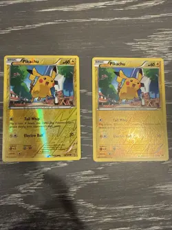 Pokemon TCG Pikachu 20/108 Reverse Holo (2 Cards) - Image 1