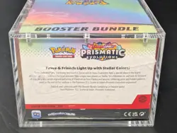 Pokemon SV8.5 Prismatic Evolutions Sealed Booster Bundle Display W/Acrylic Case - Image 3
