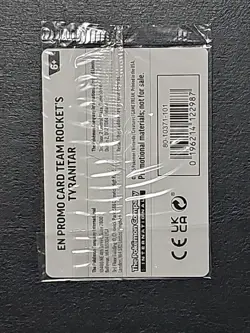 Team Rocket's Tyranitar (Pokemon Center Exclusive) 096/182 Promo - SEALED - Image 2