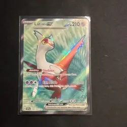 Pokemon Latias ex Full Art Ultra Rare Holo sv08 Surging Sparks 220/191 210 HP - Image 1