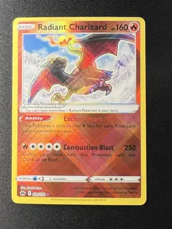 ❤‍🔥 Radiant Charizard 020/159 Crown Zenith NM Pokemon ✨ - Image 1