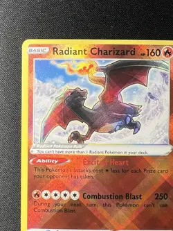 ❤‍🔥 Radiant Charizard 020/159 Crown Zenith NM Pokemon ✨ - Image 2