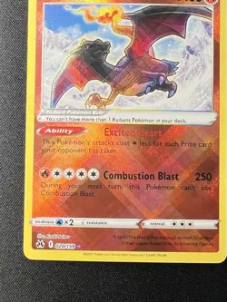 ❤‍🔥 Radiant Charizard 020/159 Crown Zenith NM Pokemon ✨ - Image 5