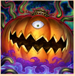 Yugioh! Pumpking the King of Grave Ghosts Maze of the Muertos MZMU-EN001 - Image 1