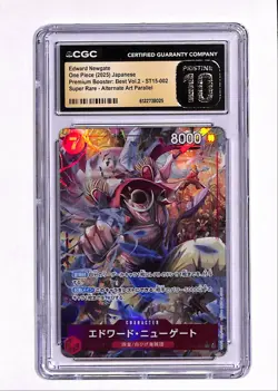 2024 Premium Booster Alt. Art Jpn. Edward.Newgate CGC 10 (BCGA6) #ST15-002 - Image 1