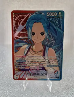 One Piece Nefeltari Vivi EB03-001 Heroines Edition Leader 5000HP Card - Image 1