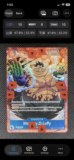 One Piece TCG Monkey.D.Luffy - OP11-058 (TR) Carrying On His Will Treasure Rare - Image 4