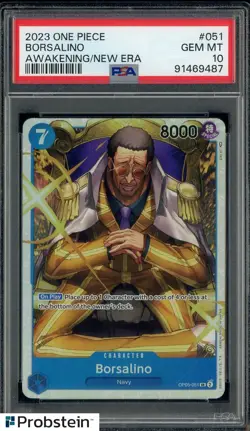 2023 One Piece Borsalino Awakening/New Era #051 PSA 10 GEM MINT - Image 1