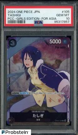 2024 One Piece JPN. Tashigi PCC Girls Edition For ASIA #105 PSA 10 GEM MINT - Image 1