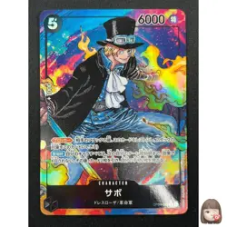 [NM] Sabo ONE PIECE Card Game Japanese OP04-083 SR Kingdoms of Intrigue 15F66 - Image 1