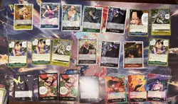One Piece Cards Bulk Lot Of 200+ English Version- OP13 ONLY (C+UC+L+SR+ R+DON) - Image 2
