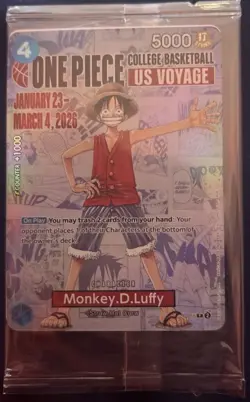 Monkey.D.Luffy College Basketball US Voyage) P-055 One Piece Promotion - Image 1