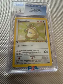 1999 Pokemon TCG Jungle Kangaskhan Holo 1st Edition CGC 9 5/64 Card Stock - Image 1