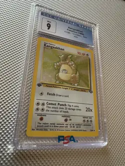 1999 Pokemon TCG Jungle Kangaskhan Holo 1st Edition CGC 9 5/64 Card Stock - Image 3