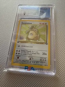 1999 Pokemon TCG Jungle Kangaskhan Holo 1st Edition CGC 9 5/64 Card Stock - Image 4