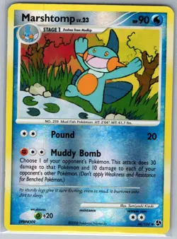 Marshtomp 46/106 Reverse Holo Great Encounters - Pokemon Card - NM - Image 1