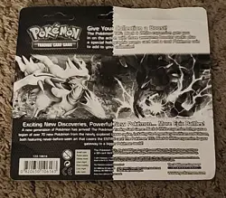 Black White Base 3-Pack Blister Booster Pokemon Card English Sealed Very Rare - Image 2