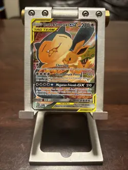 Eevee & Snorlax GX - SM169 - Pokemon Sun & Moon Promo Ultra Rare Card NM - Image 2