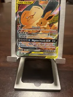 Eevee & Snorlax GX - SM169 - Pokemon Sun & Moon Promo Ultra Rare Card NM - Image 3