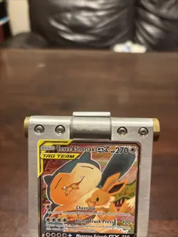 Eevee & Snorlax GX - SM169 - Pokemon Sun & Moon Promo Ultra Rare Card NM - Image 4