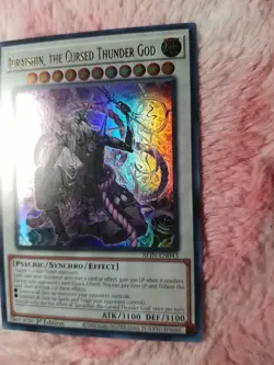 Yu-gi-oh! Juraishin, The Cursed Thunder God ALIN-EN043 Ultra Rare Alliance Card - Image 3