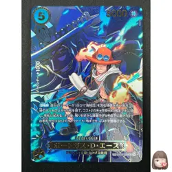 [NM]Portgas D. Ace ONE PIECE Card Japanese EB02-028 R Carrying on His Will 24F21 - Image 1