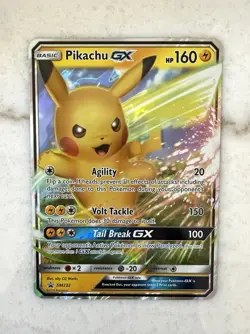 Jumbo Pikachu GX SM232 Oversized Black Star Promo Holo Pokemon Card - 2019 - Image 1