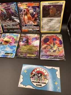 Pokemon TCG Mixed Card Lot 9 Cards VMax GX Full Art All Damaged/HP - Image 3