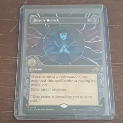 Magic: The Gathering Deadly Rollick TLE P0309 Black Instant Card - Image 1