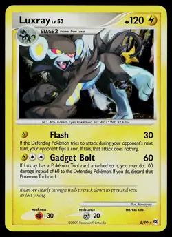 Pokemon Card - Luxray Arceus 5/99 Holo Rare - Image 1