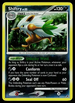Pokemon Card - Shiftry Rising Rivals 13/111 Holo Rare Reverse Holo - Image 1