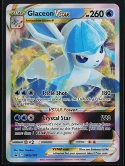 Glaceon VSTAR Promo SWSH: Sword & Shield Promo Cards SWSH197 NM 405 - Image 1