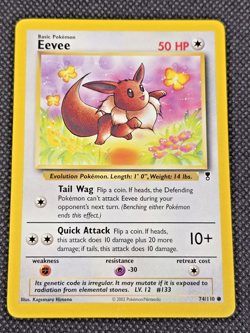 2002 Pokemon Card - Eevee Legendary Collection 74/110 Common LP/NM - L11 - Image 1