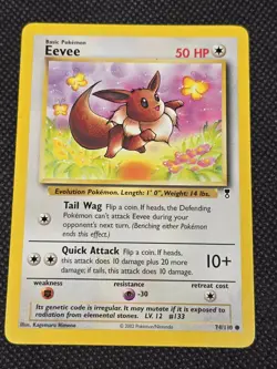 2002 Pokemon Card - Eevee Legendary Collection 74/110 Common LP/NM - L11 - Image 5
