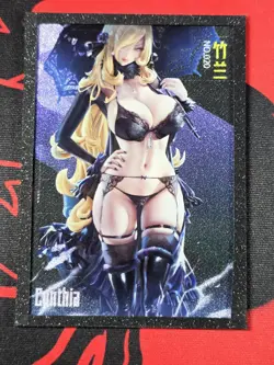 Cynthia Goddess Story Anime Waifu Card - GLAZED LIGHT & SHADOW - NO-020 - Image 1