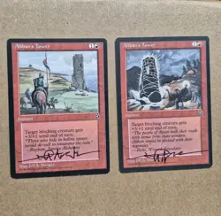 UNPLAYED SIGNED NM MAGIC HOMELANDS ALIBAN'S TOWER A&B EDH CUBE JEFF A MENGES EDH - Image 1