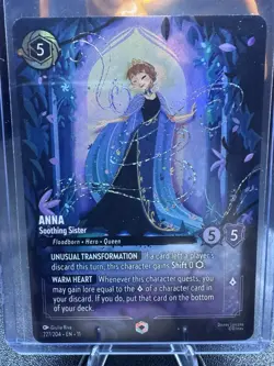 Disney Lorcana Winterspell Anna Soothing Sister Enchanted 227/204 - Image 1