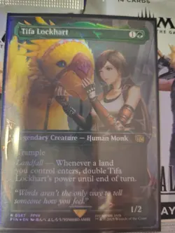 Tifa for Charity Event MTG FF7 TIFA LOCKHART 0567 Chocobo Track Foil Promo Card - Image 3