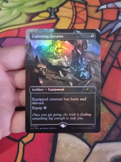 Lightning Greaves Secret Lair Drop Foil Fallout MTG NM - Image 1