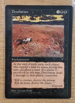 1997 MAGIC THE GATHERING VISIONS DESOLATION TD25 - Image 1