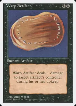 Warp Artifact *PLAYSET* 4x MtG Fourth Edition 4ED SP/NM - Image 1