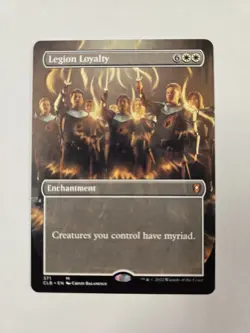 Legion Loyalty (Borderless) Commander Legends: Baldur's Gate Regular Mythic. NM. - Image 2