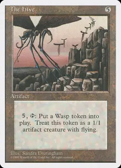 The Hive *PLAYSET* 4x MtG Fourth Edition 4ED SP/NM - Image 1