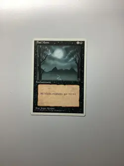 Bad Moon 1995 Core Set 4th Edition Regular MTG - Image 1