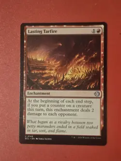 Lasting Tarfire - Lorwyn Eclipsed - NM - Uncommon - Enchantment - Image 1